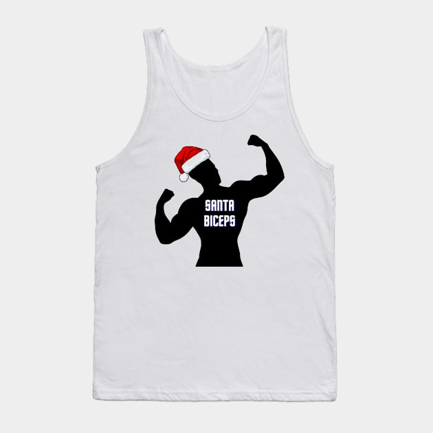 Santa biceps true workout Tank Top by GrafDot